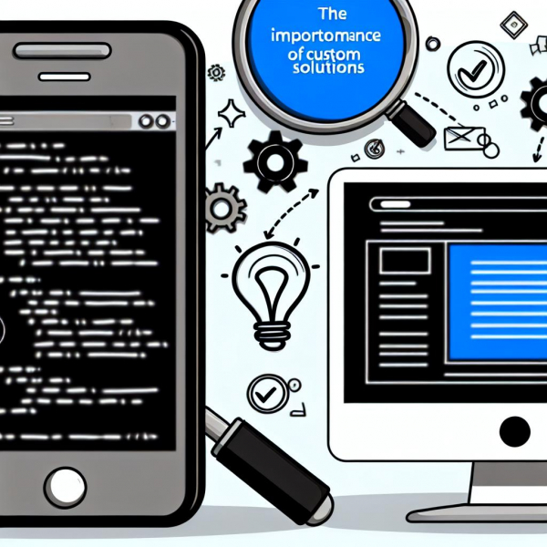 The ‍Importance ​of Custom Mobile and Web Development Solutions